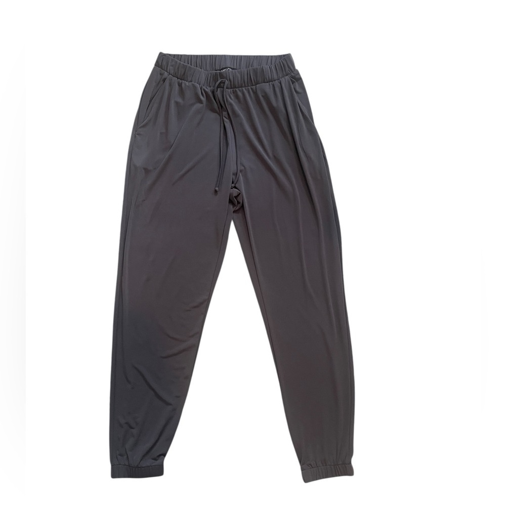 Brigitte Brianna Gray Casual Street Joggers NWT Size M - Picture 2 of 5